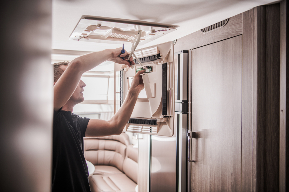 RV AC repair, extreme heat RV tips